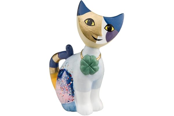 Goebel Kattskulptur, porslin, flerfärgad, 8 cm