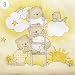 LARGE PADDED CRIB BUMPER 260 cm LONG TO FIT REGULAR CRIB / CRADLE 90x40 cm - ON LADDERS YELLOW