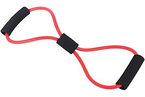 ZETILING Figure 8 Shape Resistance Band, Expander Resistance Training Bands Rope Tube Workout Fitness Exercise Straps for Home and Gym(#5)