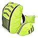 Produktbild Navaris Regenschutz Set für Helm Rucksack - Helmüberzug Regenhülle wasserdicht - Schutzhülle Schulranzen Ranzen Helmschutz Fahrradhelm - Neon Gelb
