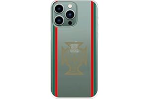 LA CASA DE LAS CARCASAS Funda para iPhone 14 Pro MAX del Federación Portuguesa de Fútbol Escudo para Proteger tu móvil. Carcasa de Silicona Flexible con Licencia Oficial de Licencia Oficial Federación Portuguesa