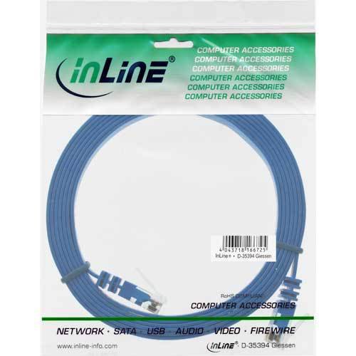 InLine® 734500.990005 Ethernet-Kabel, 2m – Blau, – – bleu - 2