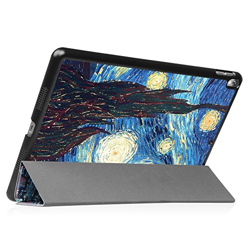 Fintie iPad Pro 10.5 Zoll Hülle – Ultra Schlank Superleicht Ständer Slim Shell Case Cover Schutzhülle Tasche mit Auto Schlaf / Wach Funktion für Apple iPad Pro 10,5″ Zoll Display 2017 Neue Modell, Sternennacht - 8
