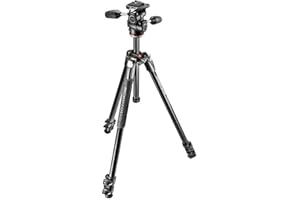 Manfrotto 290 Xtra Aluminiowy 3-częściowy statyw z 3-kierunkową głowicą przesuwną 804