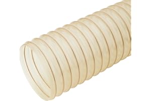 Fittingstore - METERWARE - Leichte Saug-Druck PU-Spiralschlauch - Vakuumschlauch Förderschlauch Druckschlauch Lebensmittelecht - DIN 26057-1 (Standard, 50 mm (Innendurchmesser))