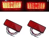 Un par de 24 SMD LED rojo Reflector como luz de Stop de freno de cola