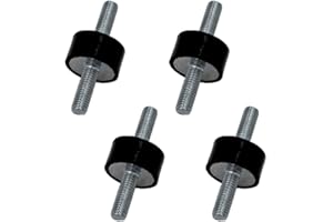 F SEASON 4 Stück M6 Schwingungsdämpfer Silentblock Gummipuffer 20x10mm