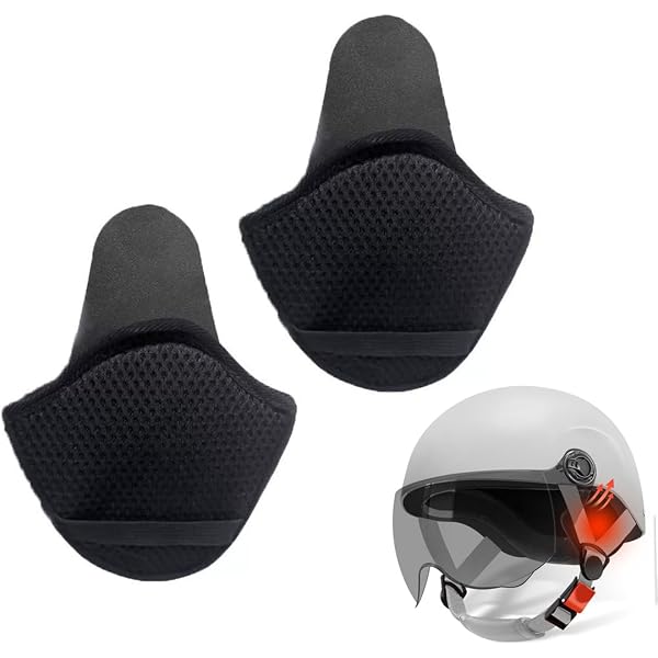 YRUHAN 2 Stück Ohrenwärmer Fahrradhelm, Ohrenschützer Fahrradhelm, Abnehmbarer Ohrenwärmer Herren, Winddicht und Warm, Weich und Bequem, Unisex, Geeignet zum Laufen, Outdoor-Radfahren, Wandern Fashion