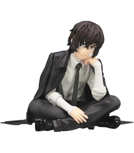 Set De 2 Figuras De Anime De Osamu Dazai Y Chuya Nakahara – Mini Estatua De PVC De 7 Cm – Decoración De Escritorio Y Regalo Coleccionable Para Fans