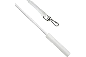 GARDINIA Schleuderstab, Metall, weiß, 75, 2