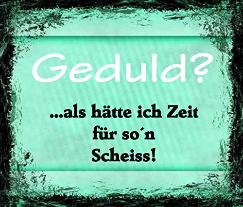 Mousepad / Mauspad " Geduld " Mousepad - lustige mousepads - Geschenkartikel - Computerzubehör