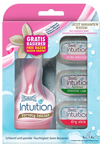 Wilkinson Sword Intuition Variety Blades with Free Razor