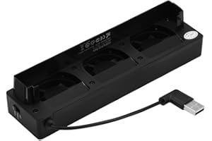 Tihebeyan Nin tendo Switch Ventilador de refrigeración Acoplador Externo Refrigerador con 3 Ventiladores de refrigeración, Fuente de alimentación USB