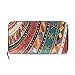 Produktbild Tribal Wild Fun Cartoons Lange Passport Clutch Geldbörsen Reißverschluss Geldbörse Tasche Handtasche Geld Organizer Tasche Kreditkarteninhaber Für Dame Frauen Mädchen Männer Reise Geschenk