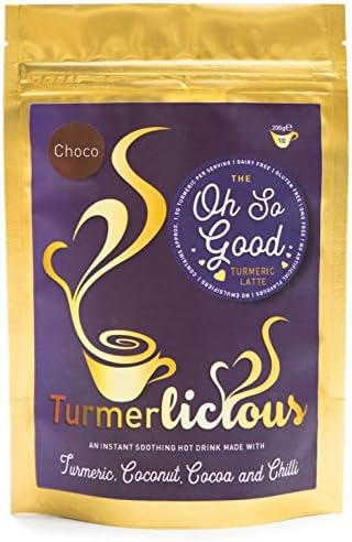 Turmerlicious Turmeric Latte Choco 6x200g Packet - Dairy Free