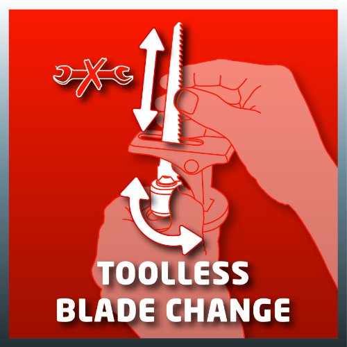 Einhell Universalsäge TC-AP 650 E (650 W, max. 150 mm in Holz, Hubzahlregelung, inkl. Sägeblatt für Holz) - 9