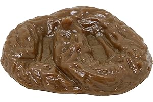 FIESTAS GUIRCA | Excremento de Broma (11 cm) - Accesorio Divertido para Fiestas y Celebraciones - Ideal para Decoración de Fiestas y Juegos de Broma - Para Todos los Usuarios - Marrón