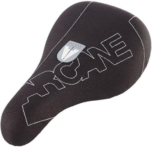 Bass pivotal fat saddle - black with Arcane embroidery 343gr