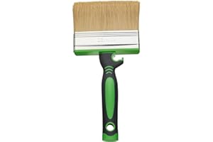 Fit for the Job Spazzola per blocchi di capannoni e recinzioni di grande capacità da 4 pollici per la verniciatura rapida di capanni e recinzioni e altri lavori in legno