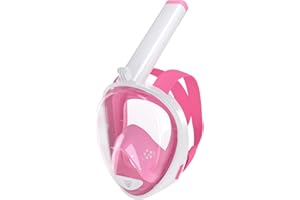Vitare Maschera da Snorkeling per Adulti e Bambini, Maschera Subacquea Integrale Tecnologia Antiappannamento, Maschera da Mare con Supporto per Fotocamera, Maschera da Sub per Immersioni