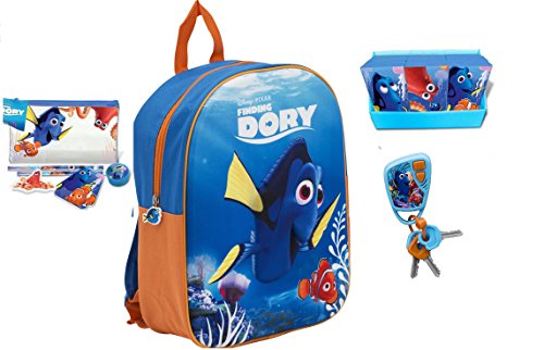 Preisvergleich Produktbild Doxa Toys , Unisex Mädchen Jungen Schultaschen-Set blau blau