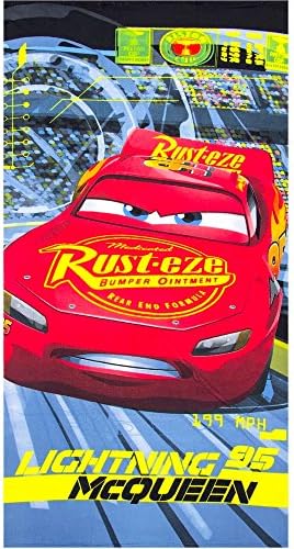 'Disney Cars "Rust Eze Art. 2184 Microfibre Beach Towel/Bath Towel, 70 x 140 cm