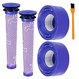 dyson v7 fluffy filtro hepa Filtro pre-motor V7 y V8 lavable y reutilizable.？Solo enjuague con agua limpia y deje que se seque completamente al aire antes de reutilizarlos.Recomiende cada 6 meses cambiarlo, para mejorar la eficiencia de trabajo de los filtros Dyson V7 de reemplazo.