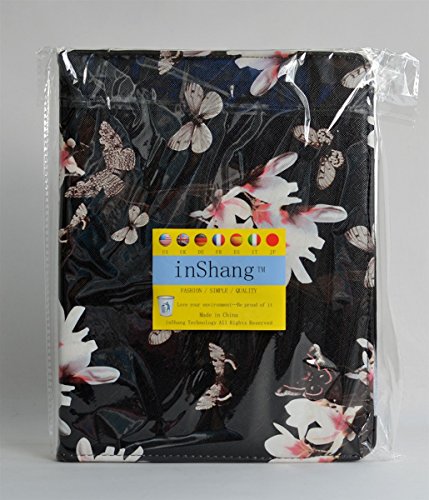 inShang Hülle für Apple iPad 2 iPad 3 iPad 4, PU Leder Tasche Hülle Skins Etui Schutzhülle Ständer Smart Case Cover für Tablet iPad, Super Automatische Einschlaf-/Aufwach funktion, 360 Grad rotierende Schutzhülle mit Standfunktion + inShang Logo hochwertigen Stylus Eingabestift Stift - 7
