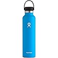 HYDRO FLASK - Water Bottle 709 ml (24 oz) - Vacuum Insulated Stainless Steel Water Bottle with Leak Proof Flex Cap and Powder Coat - BPA-Free - Standard Mouth - Pacific