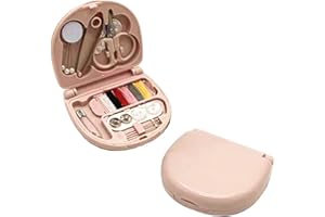 NANAXAGLY Mini Sewing Box, Cute and Convenient Small Needle Bag, Home Sewing Tool, Combination Set