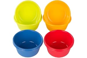 webake Lot de 8 Moulle a Muffin en Silicone Ø 9 cm Rond Moules de Cuisson Réutilisables Revêtement Antiadhésif Moulle Cupcake pour Gâteau Et Gelée Chocolat (Multicolore)
