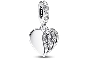 Lkwidi Femme Charms-Famille amour animaux Argent Sterling 925 Pendentif avec Zircon Cubique pour Bracelet