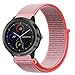 Produktbild Fintie Armband für Garmin Vivoactive 3 / Garmin Vivoactive 3 Music / Forerunner 645 Music - Premium Nylon atmungsaktive Uhrenarmband Ersatzband mit verstellbarem Verschluss, Rosa