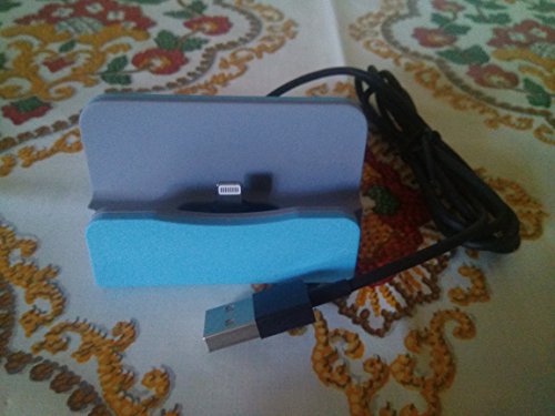 TUOYA - Estaci n de carga para iPhone soporte cargador y sincronizaci n con conector Lightning para iPhone 7 7 Plus 6 6 Plus iPhone 6S 6S Plus iPhone 5 5S 5C iPad Air iPad mini iPod 5 iPod Nano 7 plateado Plata TUOYA - Estaci n de carga para iPhone soporte cargador y sincronizaci n con conector Lightning para iPhone 7 7 Plus 6 6 Plus iPhone 6S 6S Plus iPhone 5 5S 5C iPad Air iPad mini iPod 5 iPod Nano 7 plateado Plata