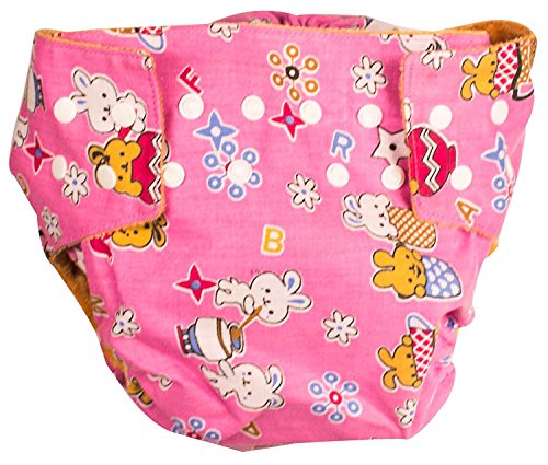 Ole Baby Soft Comfortable Reusable Cotton Diaper Pull on Style Diaper Pants (Age:1-2 Years)