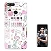 Produktbild 003594 - Girly Collage Nail polish Elephant Cat coffee Love infinity Design Huawei Honor 7X Fashion Trend Silikon Hülle Schutzhülle Schutzcase Gel Silicone Hülle