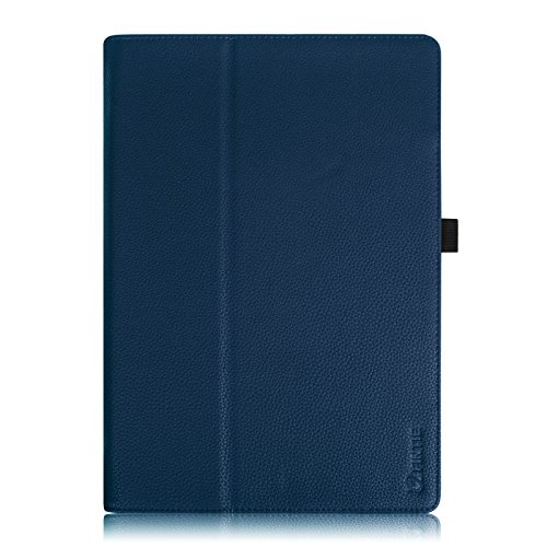 Fintie Odys Winpad 12 Hülle Case – Slim Fit Folio Premium Kunstleder Tastatur Ständer Schutzhülle Cover Tasche für Odys Winpad 12 / Odys Evolution 12 – 2in1 11,6 Zoll (29,5 cm) Convertible Tablet-PC, Marineblau - 3
