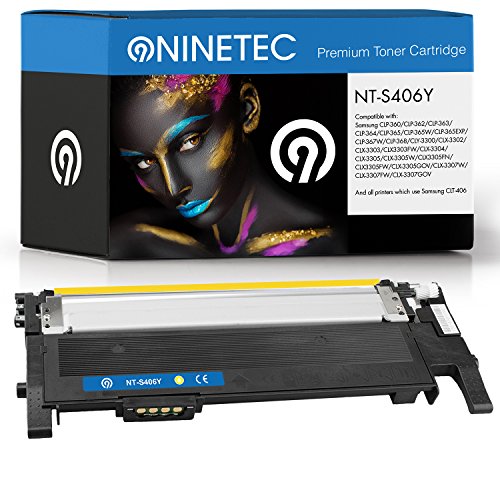 Original NINETEC NT-S406Y Toner-Kartusche Yellow kompatibel zu Samsung CLT-Y406