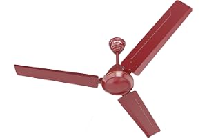 Bajaj Frore 1200 MM (48") 1 Star Rated Ceiling Fans For Home | BEE Star Rated Energy Efficient Ceiling Fan | Rust Free Coating For Long Life | High Air Delivery | 2-Yr Warranty 【Brown】