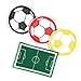 Produktbild Bügelbilder Paket Aufbügler Jungs 4 Flicken zum aufbügeln Fußball ø 5cm Fußballplatz ca. 4,7 x 7 cm Bügelflicken Deutschland Nationalfarben für Kinder und Erwachsene