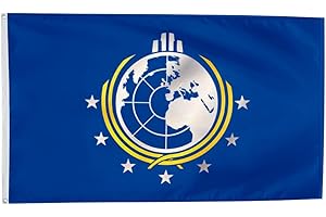 Dutern Super Earth Flag 3x5Feet Outdoor Indoor Decoration Flag 3x5Feet Double Stitched Polyester with Brass Grommets