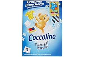 Coccolino profumo di primavera profumato di lino aria primaverile 3 sacchetti