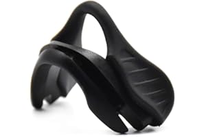 HKUCO Verstärken Schwarz Ersatz-Silikon-Nasenpads für Oakley EV/Zero OO9308 Ohrensocken