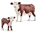 Produktbild Schleich Farm Life Set Hereford Kuh mit Kalb 13867 13868 Spielfiguren Set