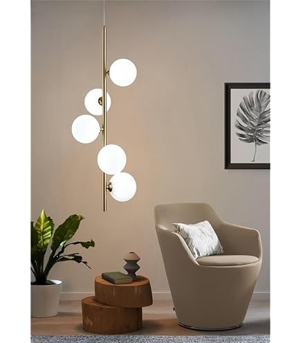 Lampadario Moderno A Tre Sfere Oro FINO W3 - 12