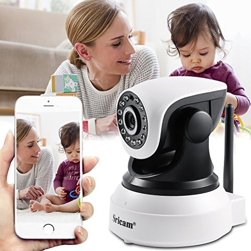 Baby Monitor Security Camera, 720P WiFi IP Camera Home Security Surveillance Camera with Infrared Night Vision, Motion Detection, Pan/Tilt/Zoom, 2-Way Audio for Baby / Pet / Olds