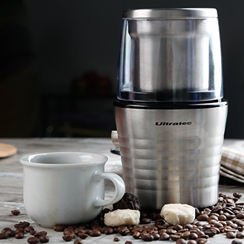 Ultratec Kaffeemühle für bis zu 70 g Kaffee, Edelstahl - 2