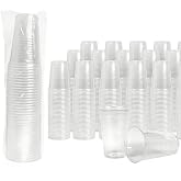 Envases y m&aacute;s Plastic Cups 220 ml Pack of 1000 Unbreakable Reusable Cups for Cold and Hot Drinks Disposable Durable Cups for