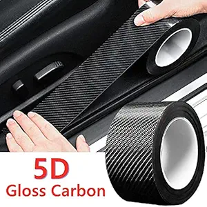 AUTO SNAP K5D 3m Nano Sticker Tape High Gloss Anti Scratch Black Carbon Fiber Paint Protection Film Heat Resistant Flexible Tape PPF for Car Protection Paint and Decoration