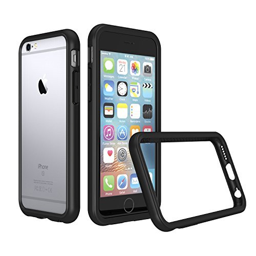 iPhone 6 / 6s Bumper Case - RhinoShield [CrashGuard 2.0] Thin & Light [Lifetime Warranty] - Black